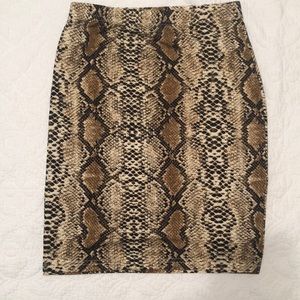 SheIn Animal Print Mini Skirt